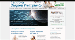 Desktop Screenshot of diagnosipreimpianto.it